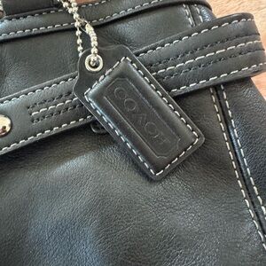 Coach Black Leather Bag
